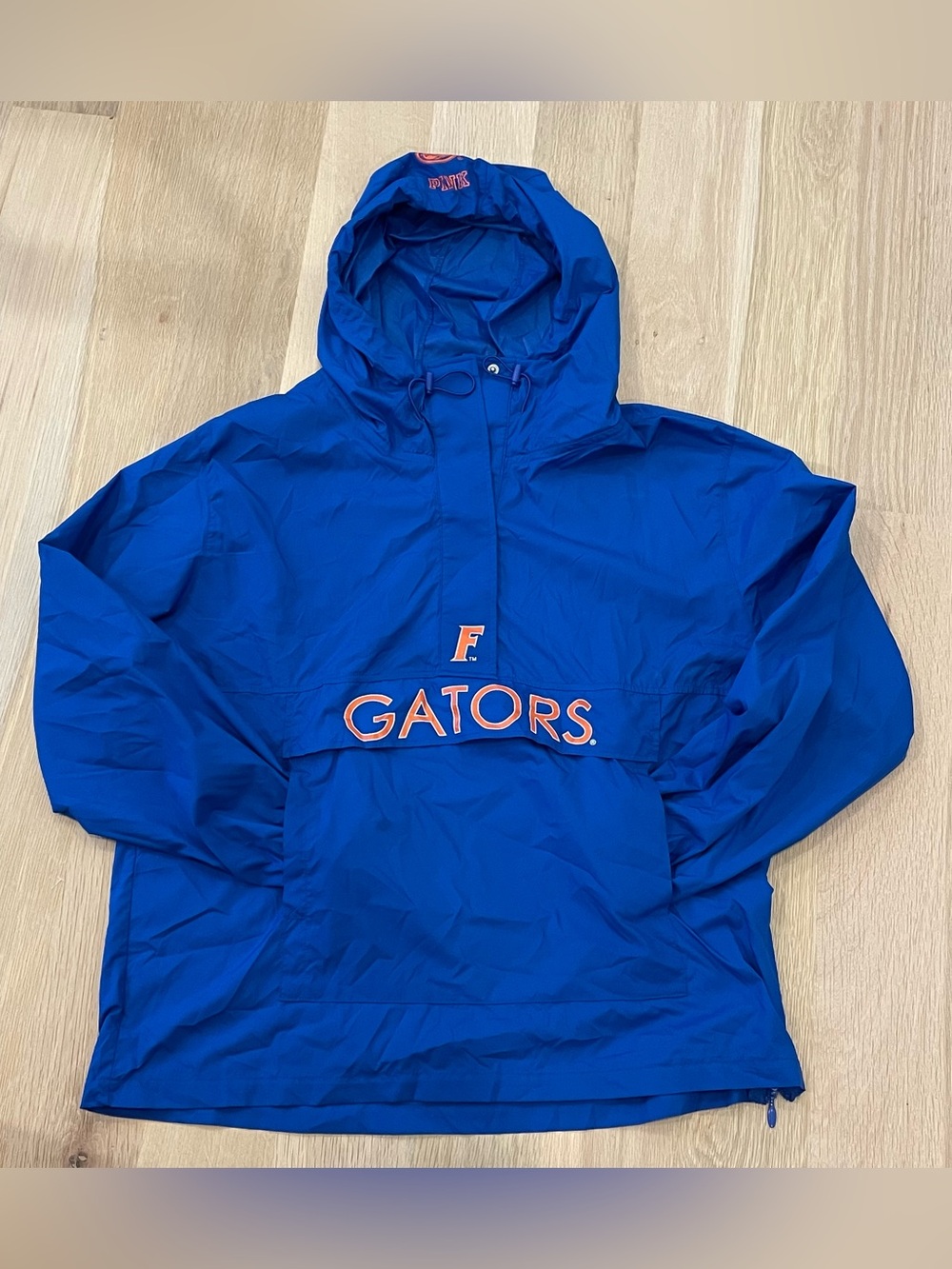 PINK Victoria’s Secret Florida Gators Blue Anorak Jacket Medium